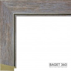 Пластиковый багет PL45-6-2 (тип: плоский; размер: 45x23 мм)