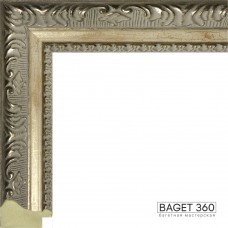 Пластиковый багет PL46-2-3 (тип: классический; цвет: серебряный)