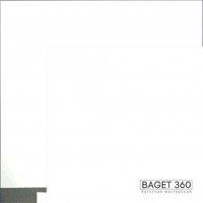 Пластиковый багет PL46-3-4 (тип: плоский; размер: 46x16 мм; цвет: белый)