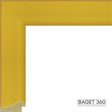 Пластиковый багет PL46-4-1 (тип: обратный; размер: 46x20 мм; цвет: желтый)