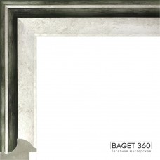 Пластиковый багет PL48-2-7 (тип: обратный; размер: 48x34 мм; цвет: белый)