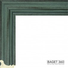 Пластиковый багет PL57-1-4 (тип: классический; размер: 57x28 мм)