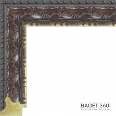 Пластиковый багет PL60-3-1 (тип: классический; размер: 60x36 мм; цвет: коричневый)