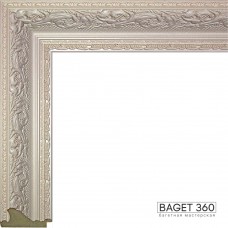 Пластиковый багет PL60-4-5 (тип: классический; размер: 60x25 мм; цвет: белый)