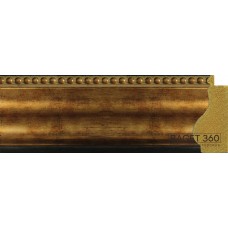 Пластиковый багет PL70-3-3 (тип: классический; размер: 70x31 мм; цвет: золотой)
