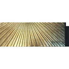 Пластиковый багет PL75-1-4 (тип: плоский; размер: 75x20 мм; цвет: золотой)