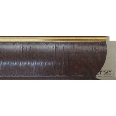 Пластиковый багет PL78-1-3 (тип: классический; размер: 78x39 мм; цвет: коричневый)