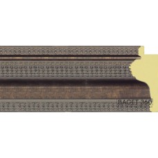 Пластиковый багет PL85-2-3 (тип: обратный; размер: 85x37 мм; цвет: коричневый)