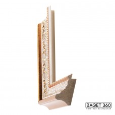 Пластиковый багет PI53-2-3 (тип: классический; размер: 53x33 мм; цвет: кремовый)
