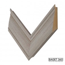 Пластиковый багет PI70-3-3 (тип: классический; размер: 70x35 мм; цвет: серый)