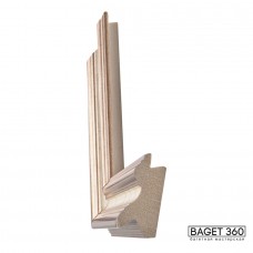 Пластиковый багет PI55-2-2 (тип: классический; размер: 55x31 мм; цвет: бронзовый)