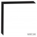 Деревянный багет DV12-4-2 (тип: коробочка; размер: 12x22 мм; цвет: чёрный глянцевый)