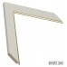 Деревянный багет DV35-3-1 (тип: плоский; размер: 35x13 мм; цвет: белый с золотом)